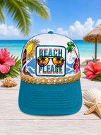 Beach Please Trucker Cap