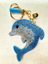 Load image into Gallery viewer, Bling Bag Charm Keychains - Animals from Land to Sea
