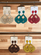 Boho Wood Earrings