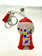 Bling Bag Charm Keychains - Sweets and Drinks