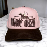 STRESSED BLESSED COWBOY OBSESSED Canvas Hat by C.C.