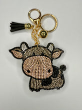 Load image into Gallery viewer, Bling Bag Charm Keychains - Animals from Land to Sea
