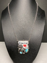 Load image into Gallery viewer, Cowboy Rodeo Necklace with Extender
