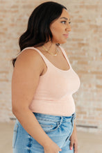 Load image into Gallery viewer, Fundamentals Ribbed Seamless Reversible Tank in Peach
