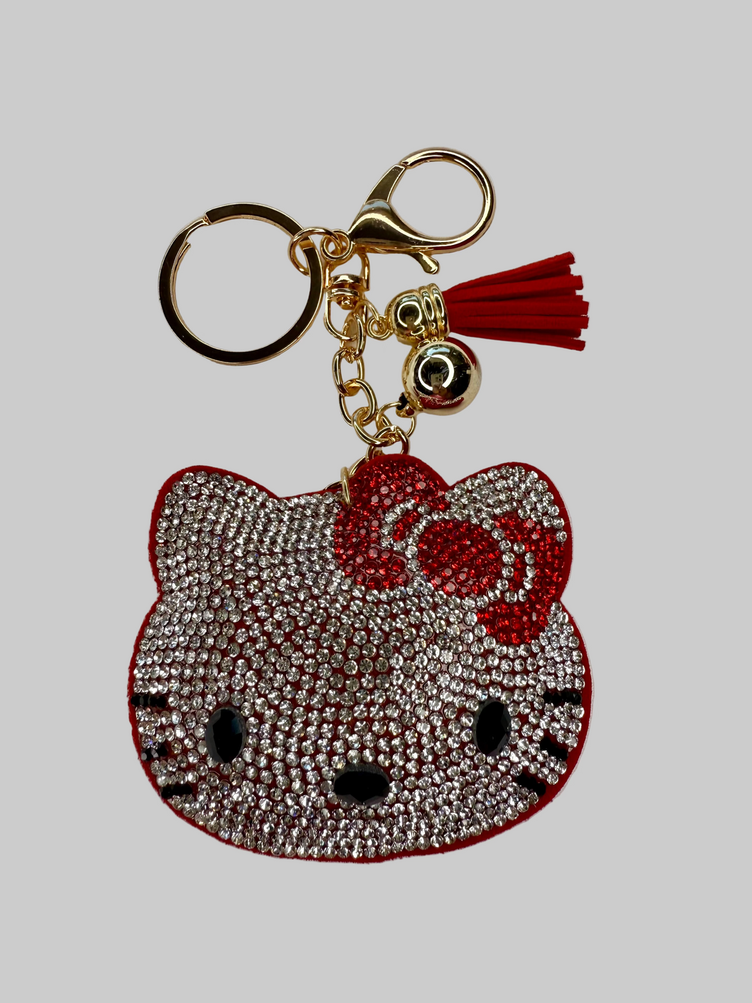 Bling Bag Charm Keychains - Hello Kitty