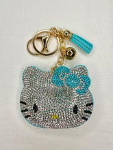 Load image into Gallery viewer, Bling Bag Charm Keychains - Hello Kitty
