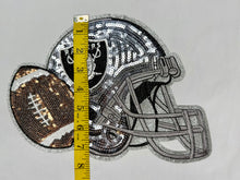 Load image into Gallery viewer, Sequin Football Teams Iron on Patches
