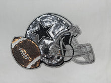 Load image into Gallery viewer, Sequin Football Teams Iron on Patches
