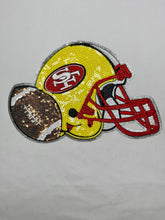 Load image into Gallery viewer, Sequin Football Teams Iron on Patches
