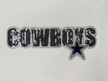 Load image into Gallery viewer, Sequin Football Teams Iron on Patches
