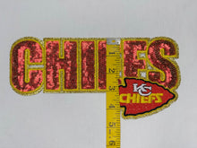 Load image into Gallery viewer, Sequin Football Teams Iron on Patches

