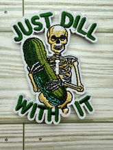 Load image into Gallery viewer, Assorted Dill Pickle Iron on Patches
