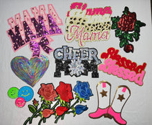 Load image into Gallery viewer, Chenille and Sequins Iron on Patches
