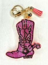 Load image into Gallery viewer, Bling Bag Charm Keychains - Country/Western Theme
