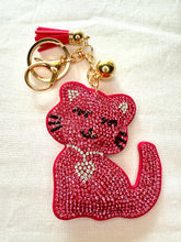 Load image into Gallery viewer, Bling Bag Charm Keychains - Cats and Dogs
