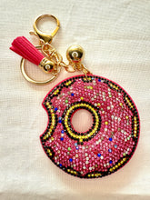 Load image into Gallery viewer, Bling Bag Charm Keychains - Sweets and Drinks
