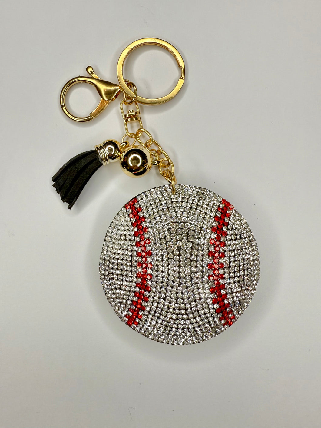 Rhinestone Puffy Keychains - Sports and Hi-Tops
