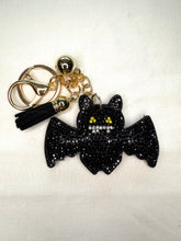 Load image into Gallery viewer, Rhinestone Puffy Keychains - Halloween Theme
