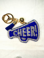 Bling Bag Charm Keychains - Cheer Theme