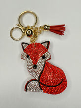 Load image into Gallery viewer, Bling Bag Charm Keychains - Animals from Land to Sea
