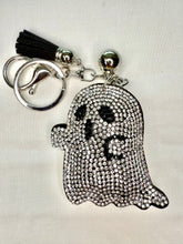 Load image into Gallery viewer, Rhinestone Puffy Keychains - Halloween Theme
