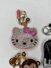 Load image into Gallery viewer, Rhinestone Puffy Keychain - HK, Snake, and Piano
