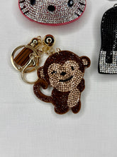 Load image into Gallery viewer, Rhinestone Puffy Keychain - HK, Snake, and Piano
