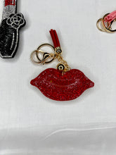Load image into Gallery viewer, Rhinestone Puffy Keychains - Glasses and Glam
