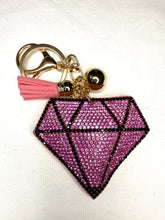 Load image into Gallery viewer, Rhinestone Puffy Keychains - Glitz and Glamour
