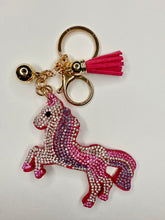 Load image into Gallery viewer, Bling Bag Charm Keychains - Animals from Land to Sea
