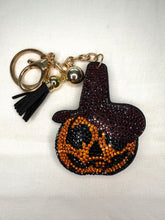 Load image into Gallery viewer, Rhinestone Puffy Keychains - Halloween Theme
