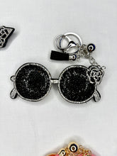 Load image into Gallery viewer, Rhinestone Puffy Keychains - Glasses and Glam
