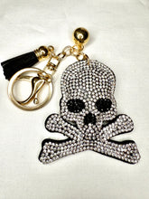 Load image into Gallery viewer, Rhinestone Puffy Keychains - Bottle, Skulls, and More
