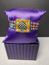 Load image into Gallery viewer, Checkered Spade or Lightning Bolt Stretch Bracelets
