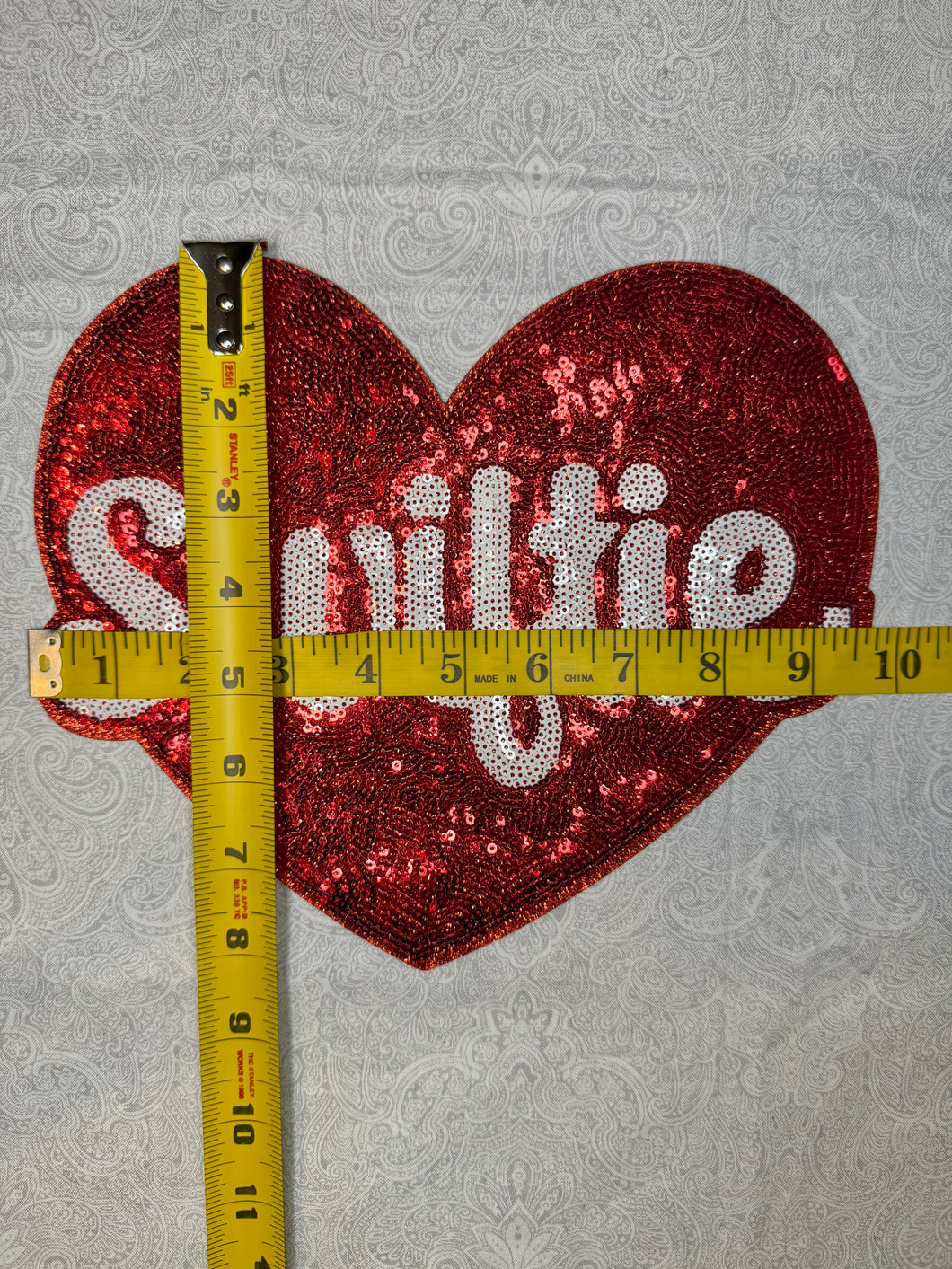 Chenille and Sequin Iron on Patches - Medium