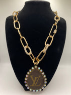 Upcycled Necklace with Paperclip Chain by Keep It Gypsy