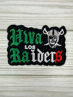 Viva Los Raiders Iron on Patch