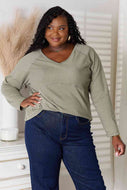 Culture Code V-Neck Long Sleeve T-Shirt