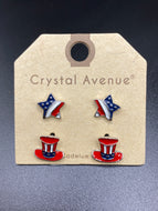 USA Post Earrings Set