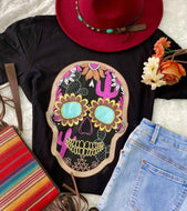 Sugar Skull Graphic T-Shirt