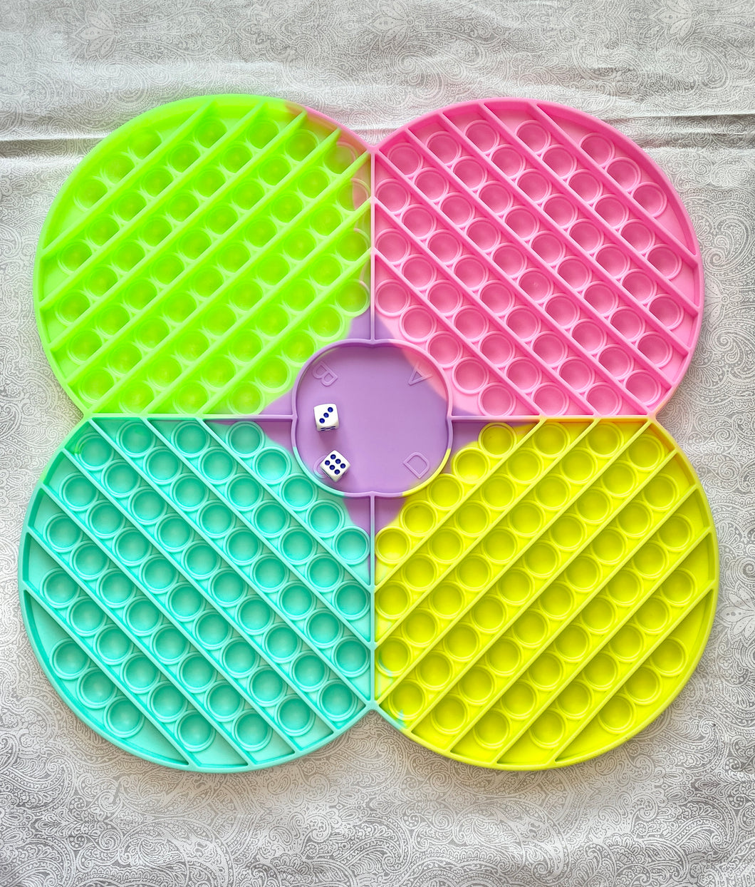 Petal Shaped Dice Game Sensory Toy