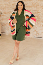Load image into Gallery viewer, Sleeveless V-Neck Romper in Army Green

