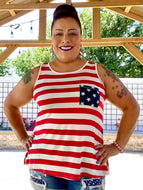 Stars and Stripes Tank Top - Women's